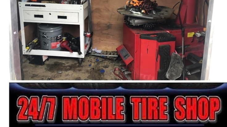 Mobile Tire shop on the go — photo